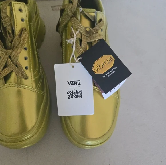 VANS Collina Strada Old Skool Vibram Low Shoe Women Synthetic Yellow 082025 - Picture 6 of 11